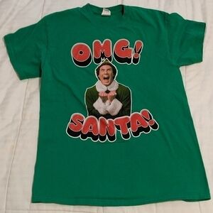 OMG! Santa! Elf tee shirt size medium